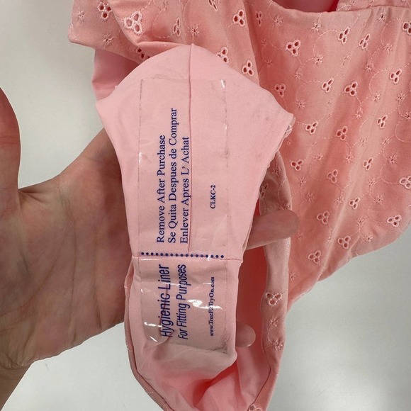 NWT Dippin' Daisy's Bliss Plus Size Swimsuit Rosewater Eyelet - Picture 4 of 8